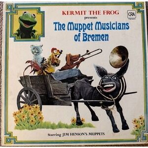 The Muppet Musicians of Bremen Vinyl Record 1972 Jim Henson Kermit CTW 22073